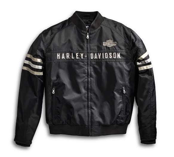 Black Cordura Motorcycle Jacket – Vintage Biker Style